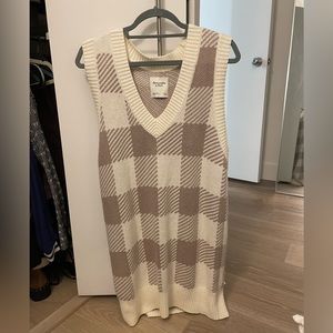 Abercrombie & Fitch sweater vest dress
